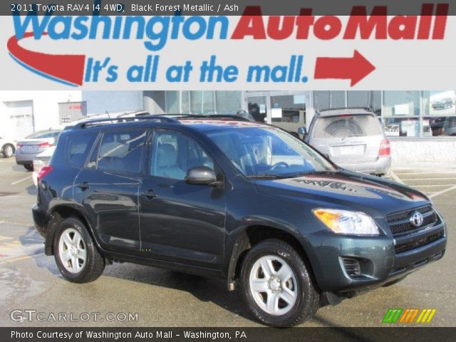 2011 Toyota RAV4 I4 4WD in Black Forest Metallic