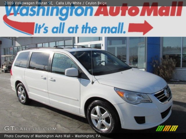 2009 Volkswagen Routan SE in Calla Lilly White