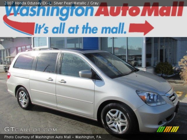 2007 Honda Odyssey EX-L in Silver Pearl Metallic