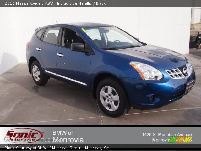 2011 Nissan Rogue S AWD in Indigo Blue Metallic