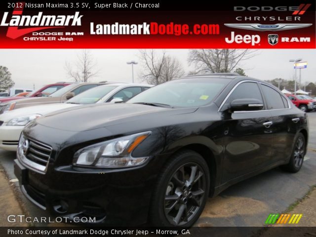 2012 Nissan Maxima 3.5 SV in Super Black