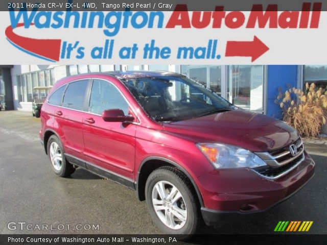 2011 Honda CR-V EX-L 4WD in Tango Red Pearl