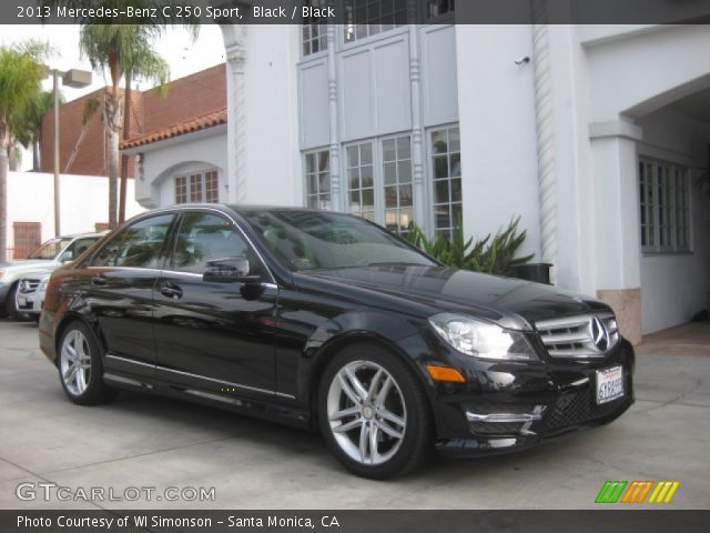 2013 Mercedes-Benz C 250 Sport in Black