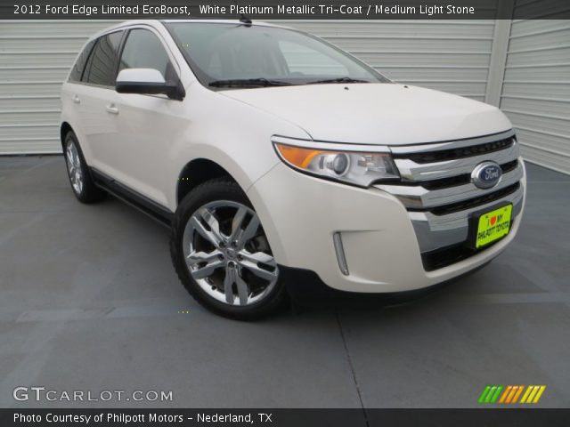 2012 Ford Edge Limited EcoBoost in White Platinum Metallic Tri-Coat