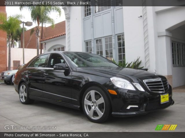 2011 Mercedes-Benz E 350 Sedan in Black
