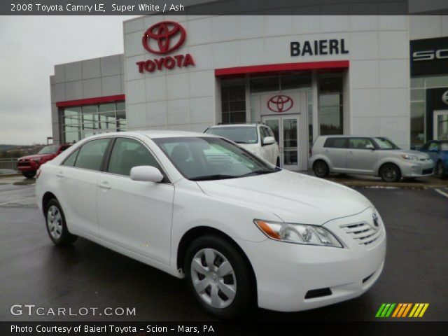 2008 Toyota Camry LE in Super White