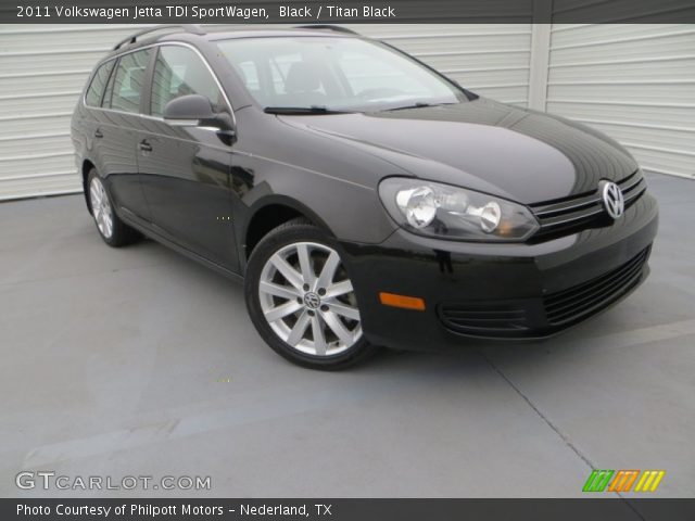 2011 Volkswagen Jetta TDI SportWagen in Black