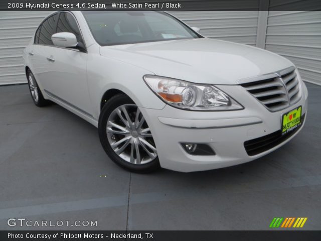 2009 Hyundai Genesis 4.6 Sedan in White Satin Pearl