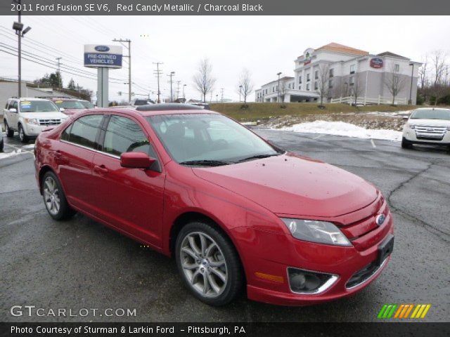 2011 Ford Fusion SE V6 in Red Candy Metallic