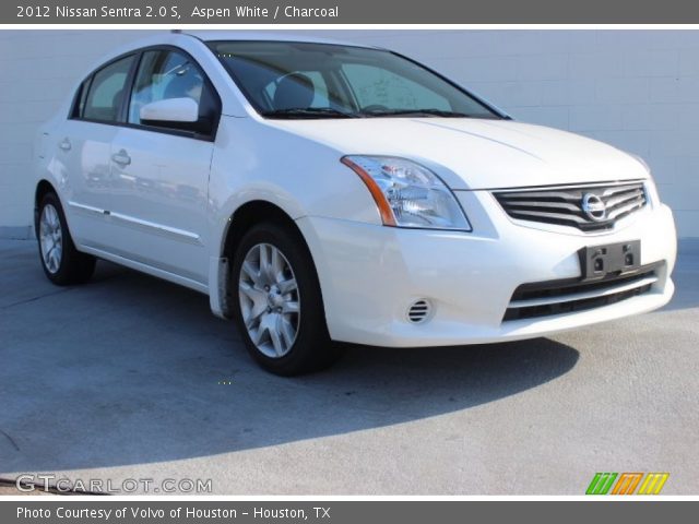 2012 Nissan Sentra 2.0 S in Aspen White