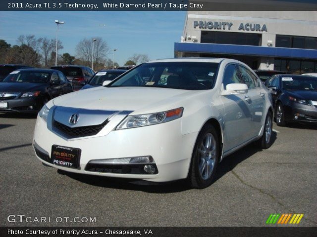 2011 Acura TL 3.5 Technology in White Diamond Pearl
