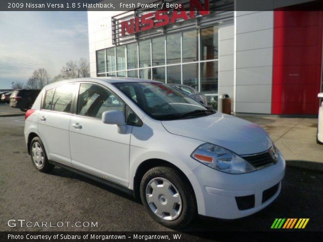 2009 Nissan Versa 1.8 S Hatchback in Fresh Powder