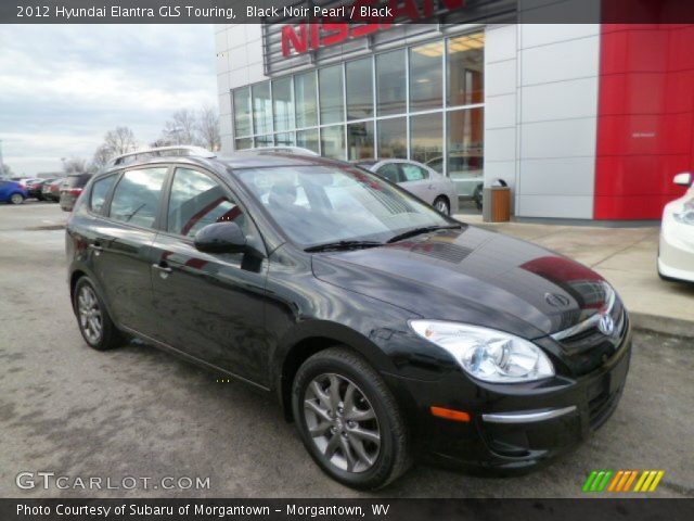 2012 Hyundai Elantra GLS Touring in Black Noir Pearl