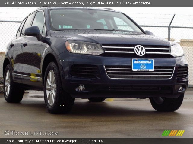 2014 Volkswagen Touareg V6 Sport 4Motion in Night Blue Metallic
