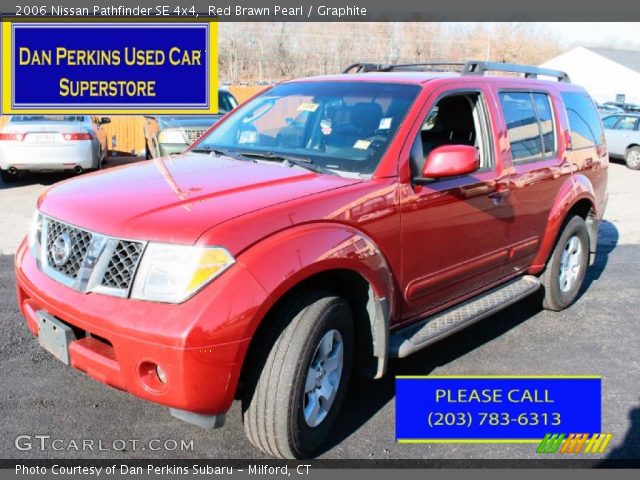 2006 Nissan Pathfinder SE 4x4 in Red Brawn Pearl
