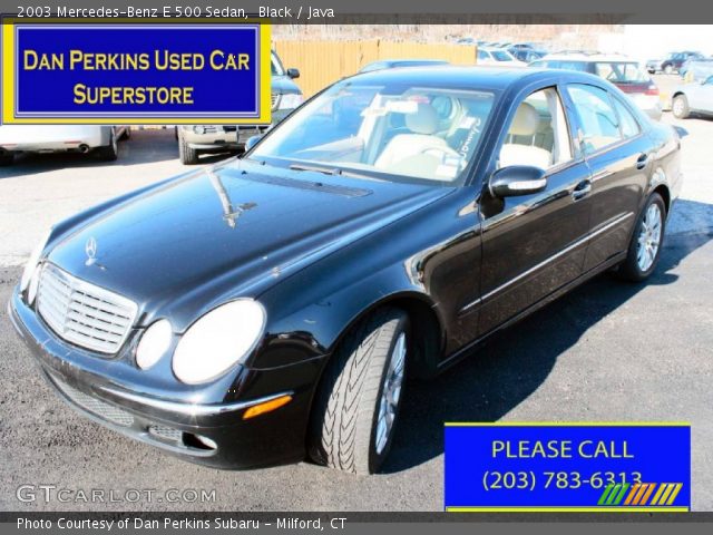 2003 Mercedes-Benz E 500 Sedan in Black