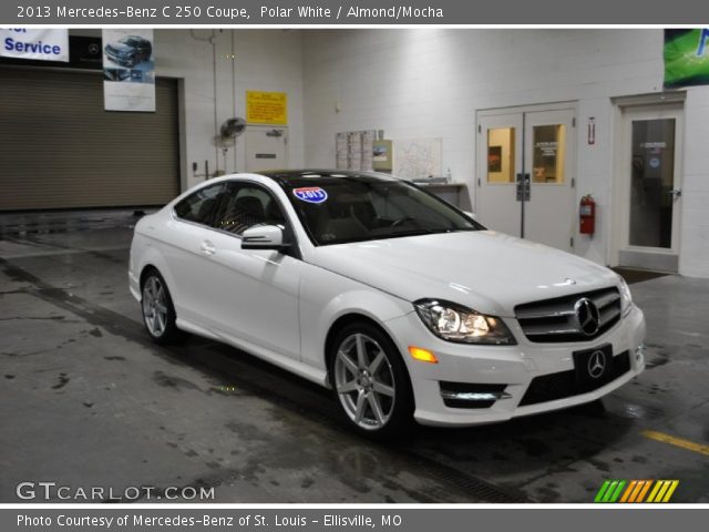 2013 Mercedes-Benz C 250 Coupe in Polar White