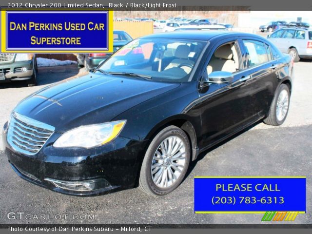2012 Chrysler 200 Limited Sedan in Black