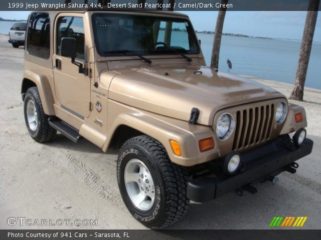 1999 Jeep Wrangler Sahara 4x4 in Desert Sand Pearlcoat