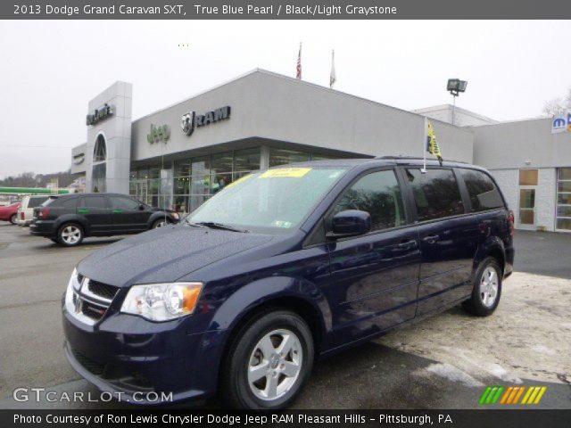 2013 Dodge Grand Caravan SXT in True Blue Pearl
