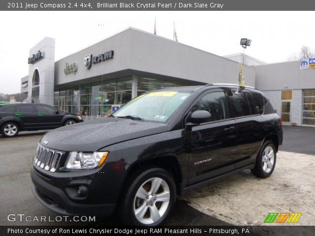 2011 Jeep Compass 2.4 4x4 in Brilliant Black Crystal Pearl