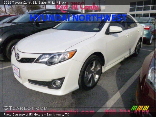 2012 Toyota Camry SE in Super White
