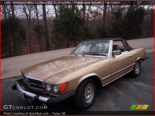 1981 Mercedes-Benz SL Class 380 SL Roadster in Champagne Metallic