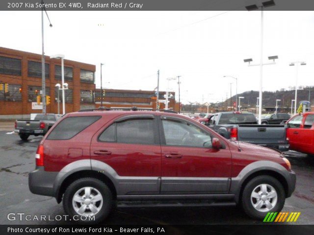 2007 Kia Sorento EX 4WD in Radiant Red