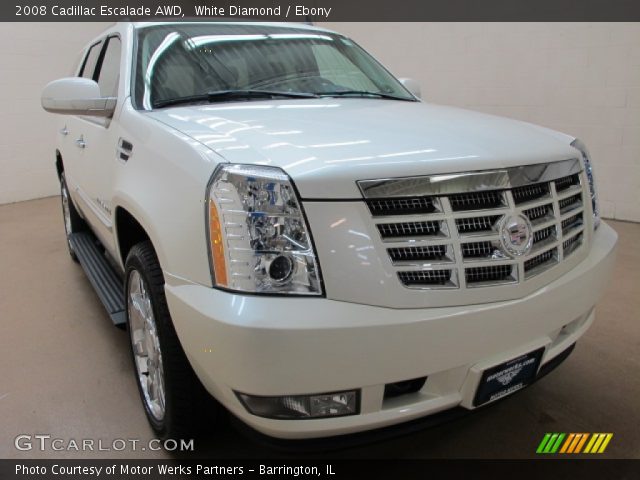 2008 Cadillac Escalade AWD in White Diamond
