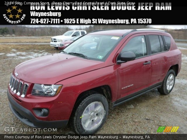 2014 Jeep Compass Sport in Deep Cherry Red Crystal Pearl