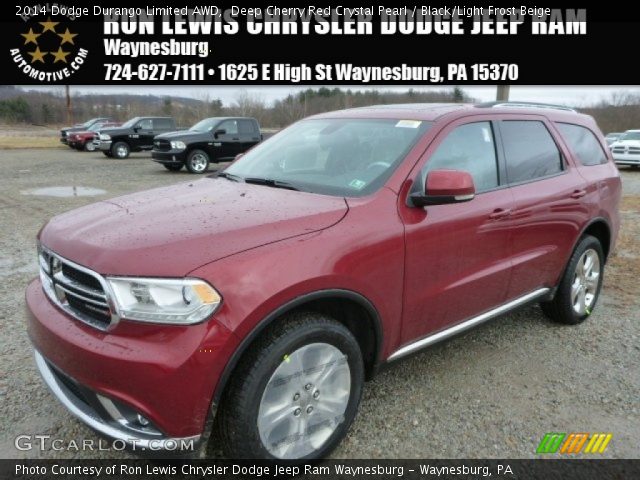 2014 Dodge Durango Limited AWD in Deep Cherry Red Crystal Pearl