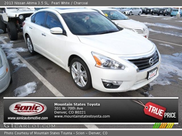 2013 Nissan Altima 3.5 SL in Pearl White
