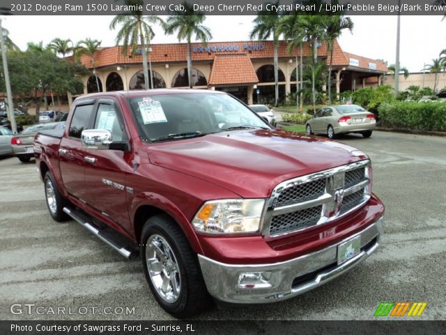 2012 Dodge Ram 1500 Laramie Crew Cab in Deep Cherry Red Crystal Pearl