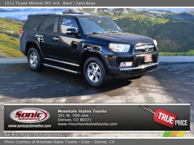 2011 Toyota 4Runner SR5 4x4 in Black