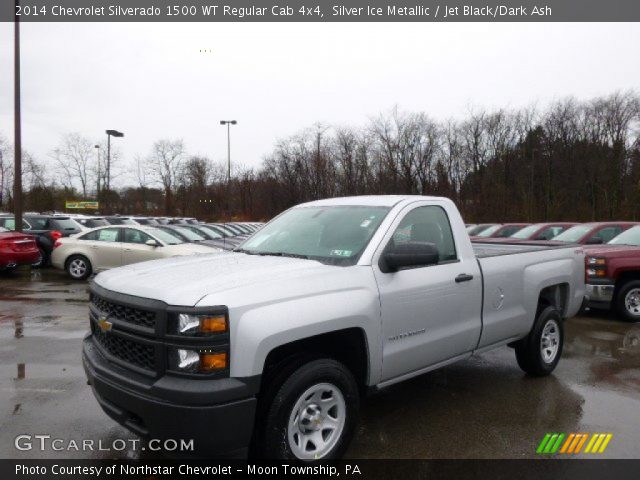 2014 Chevrolet Silverado 1500 WT Regular Cab 4x4 in Silver Ice Metallic