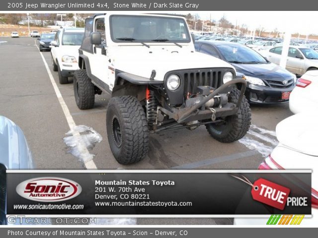 2005 Jeep Wrangler Unlimited 4x4 in Stone White