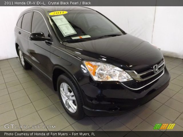 2011 Honda CR-V EX-L in Crystal Black Pearl