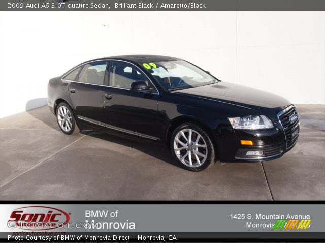 2009 Audi A6 3.0T quattro Sedan in Brilliant Black