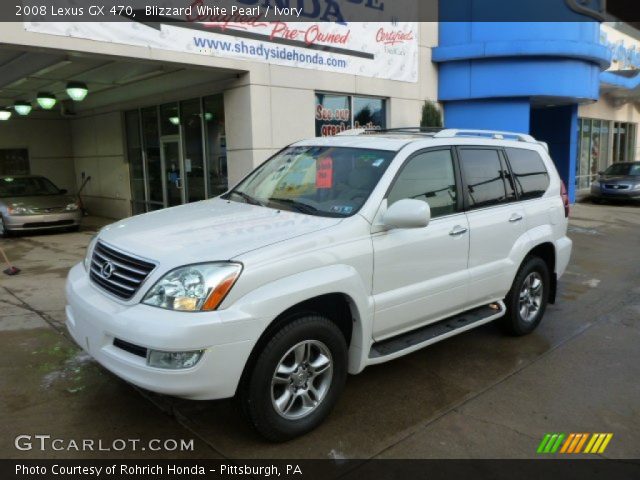 2008 Lexus GX 470 in Blizzard White Pearl