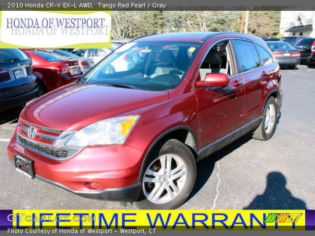 2010 Honda CR-V EX-L AWD in Tango Red Pearl