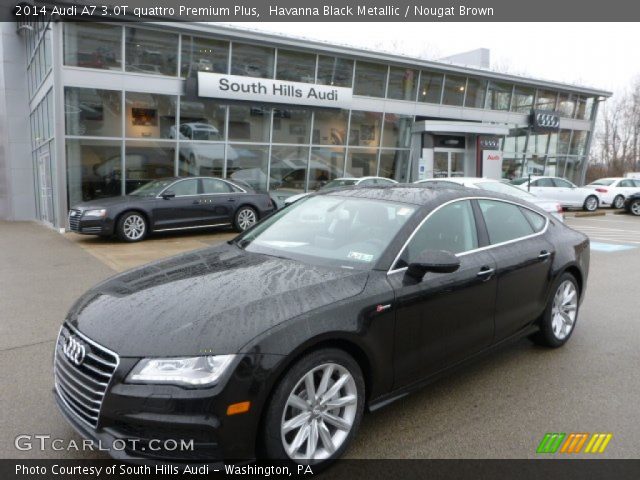 2014 Audi A7 3.0T quattro Premium Plus in Havanna Black Metallic