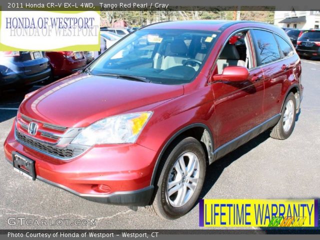 2011 Honda CR-V EX-L 4WD in Tango Red Pearl