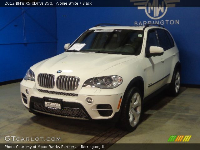 2013 BMW X5 xDrive 35d in Alpine White