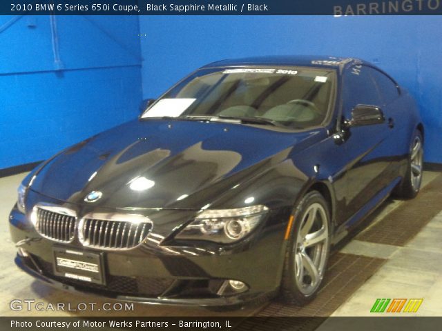 2010 BMW 6 Series 650i Coupe in Black Sapphire Metallic