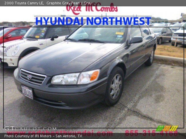 2000 Toyota Camry LE in Graphite Gray Pearl