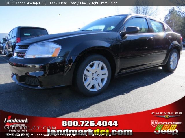 2014 Dodge Avenger SE in Black Clear Coat