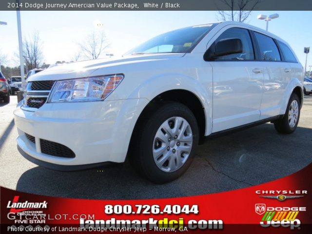 2014 Dodge Journey Amercian Value Package in White