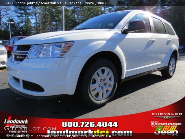 2014 Dodge Journey Amercian Value Package in White