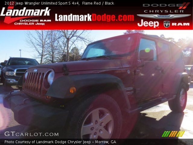 2012 Jeep Wrangler Unlimited Sport S 4x4 in Flame Red