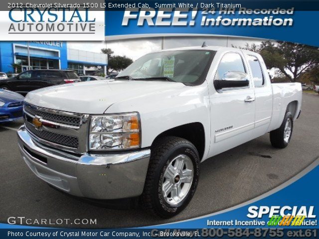 2012 Chevrolet Silverado 1500 LS Extended Cab in Summit White